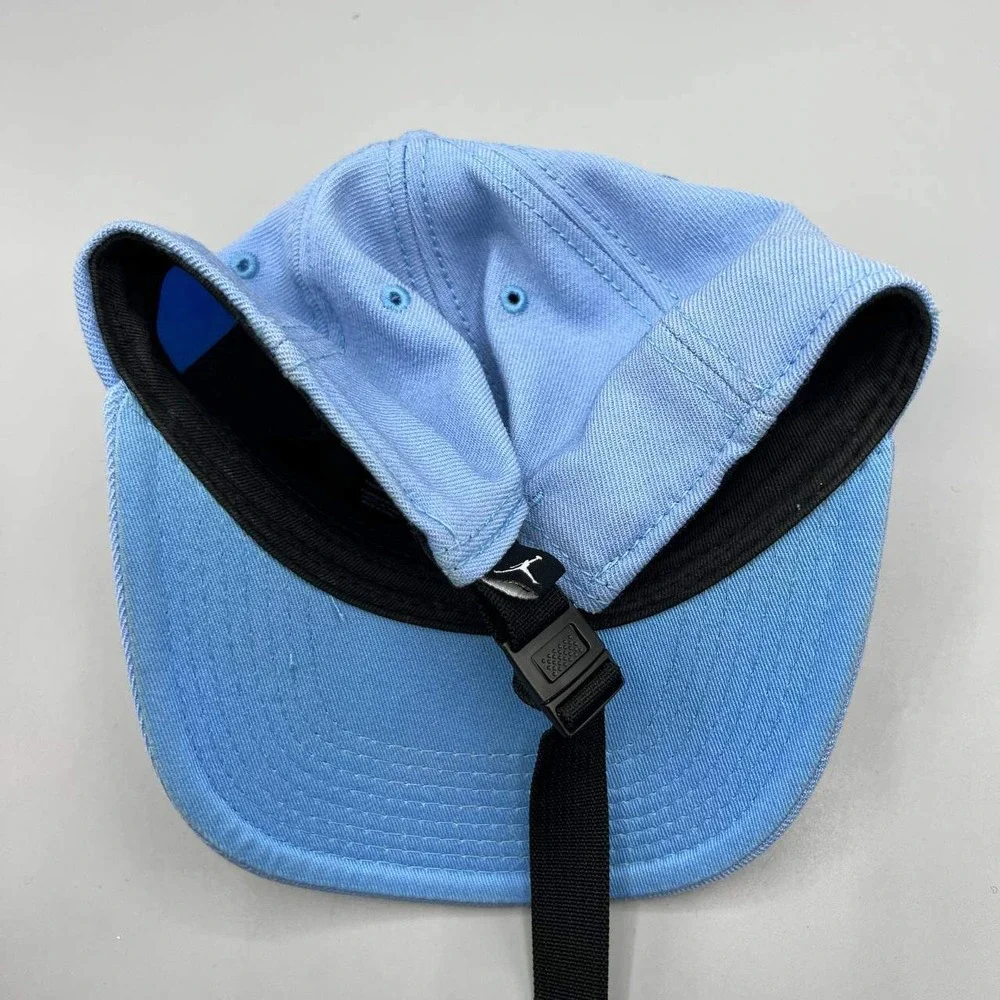 Air Jordan 5 Panel‎ Hat Men Blue Embroidered Logo Jumpman Strap Back Cap